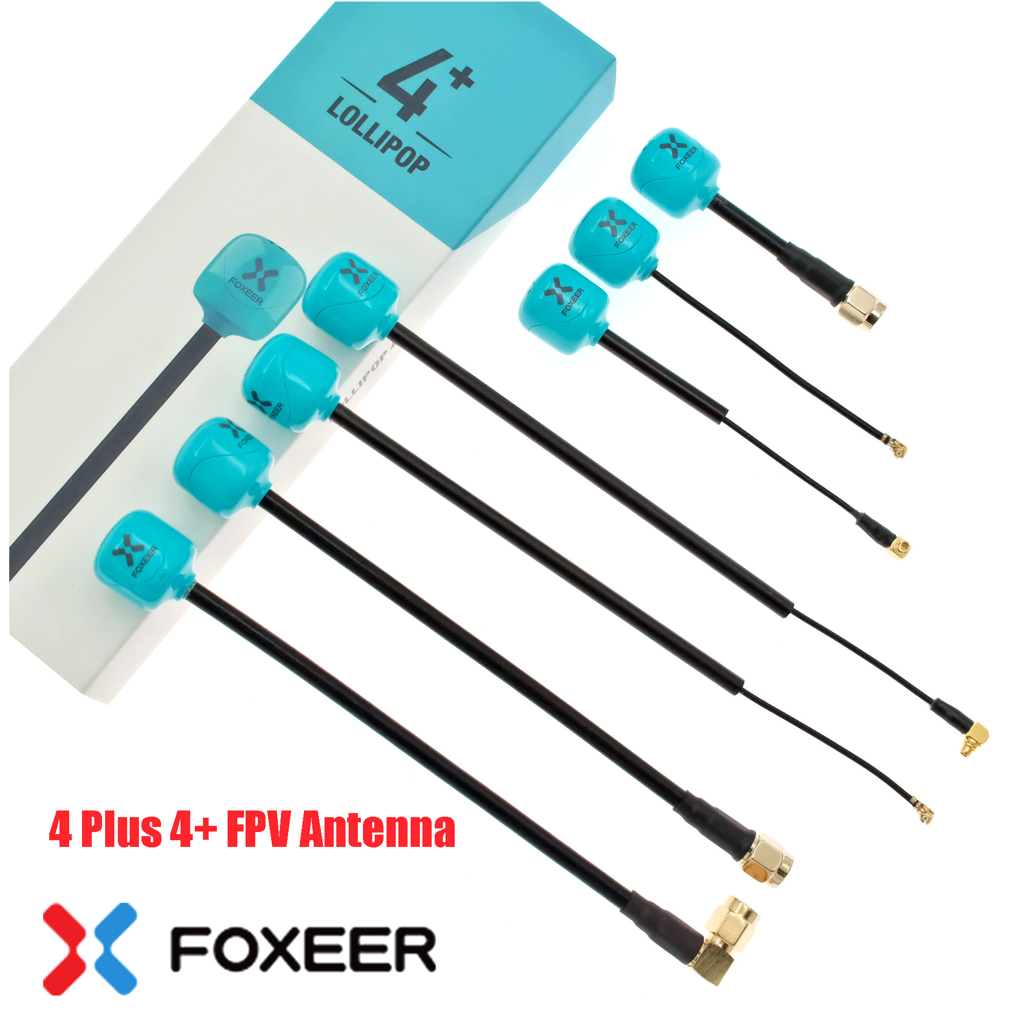 Drone Kit Long Range - 2PCS Antena FPV Foxeer Lollipop 4