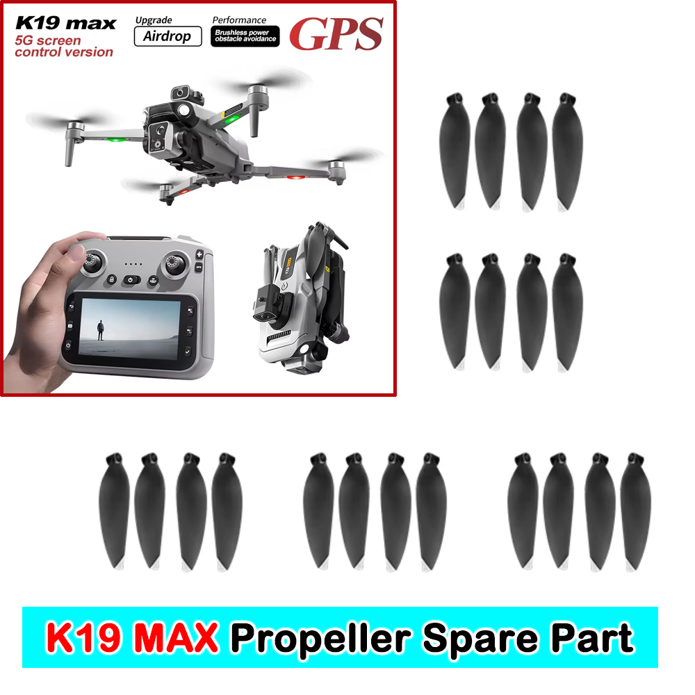 Drone Kit Beginner - K19 max gps drone sem escova
