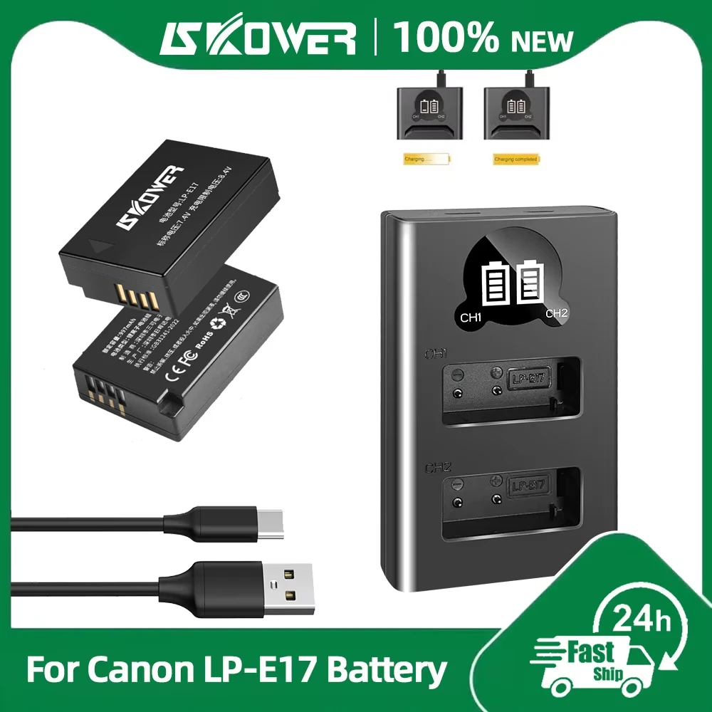 Canon Camera Eos R8 - Bateria LP-E17 para Câmeras Canon EOS