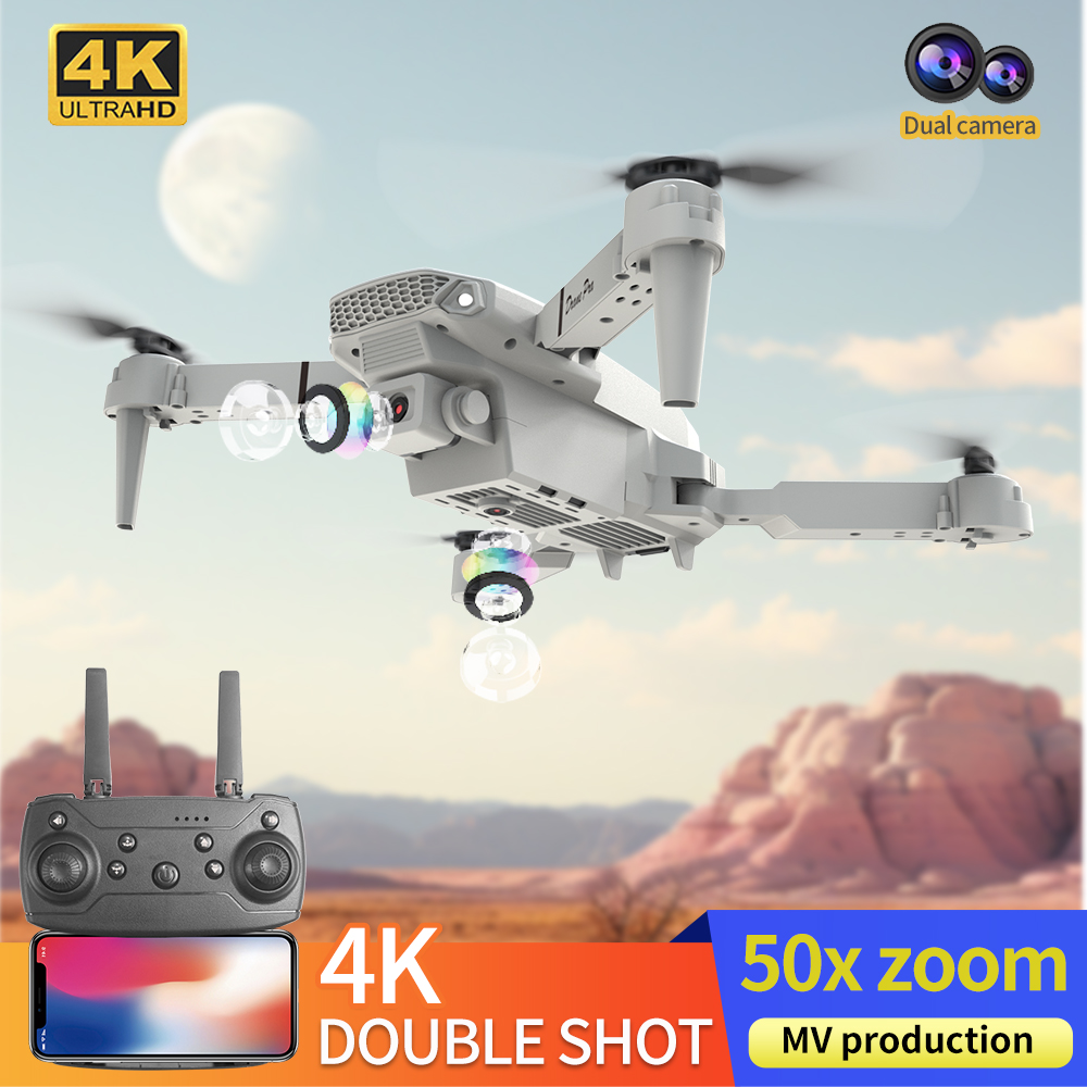 2026 NOVO E88 Drone RC Profiss - Drone Kit With Camera avaliação e preço