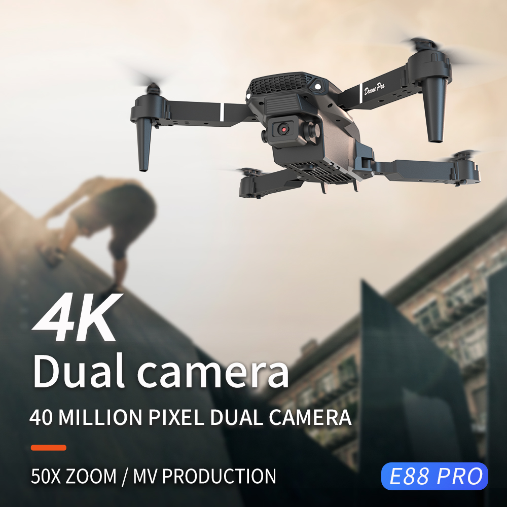 2026 NOVO E88 Drone RC Profiss - Drone Kit With Camera avaliação e preço