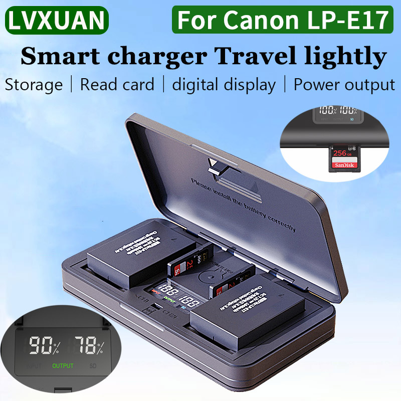 Carregador de bateria lvxuan L - Canon Camera Eos R8 avaliação e preço